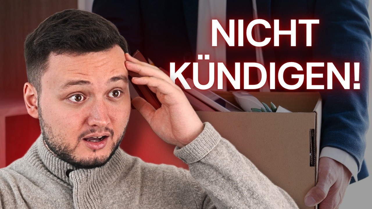 Wenn du deinen Job hasst, aber nicht kündigen kannst, schaue dieses Video